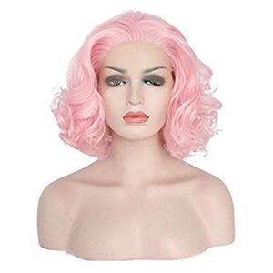 PINK MARILYN MONROE STYLE LACE FRONT WIG
